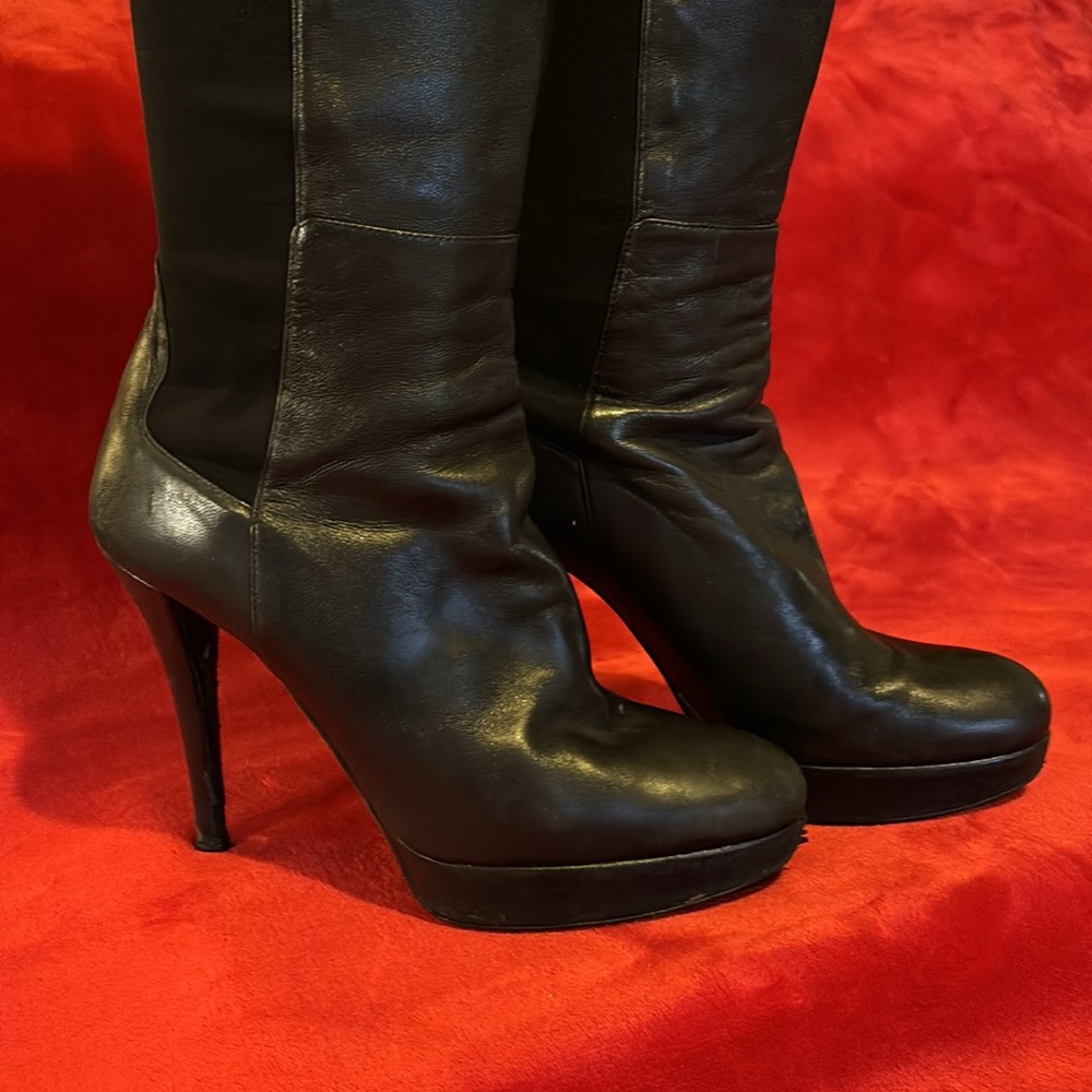 Platform Knee High Stuart Weitzman Boot 8.5 - image 2